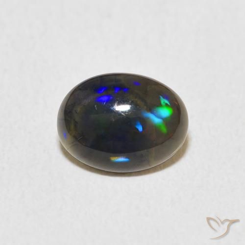 0.61ct Natural Multicolor Opal, Oval, Opaque