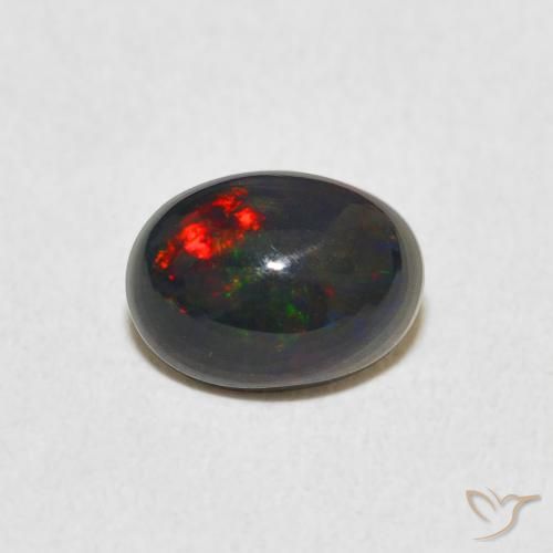 0.85ct Natural Multicolor Opal, Oval, Opaque