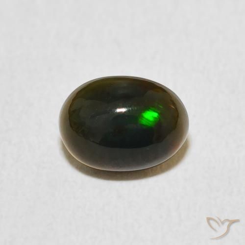 0.73 ct Multicolor Opal Gemstone, Opal Gem in Oval Cabochon Shape for Sale.