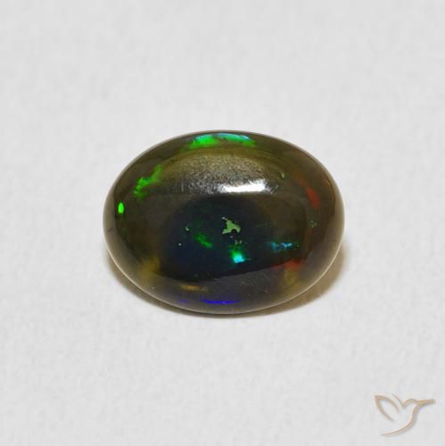 0.70ct Natural Multicolor Opal, Oval, Opaque