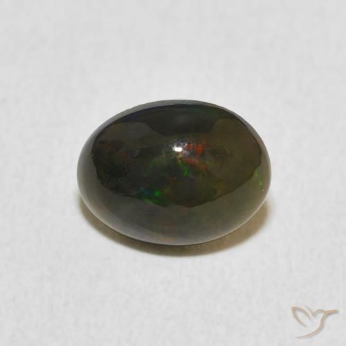 0.75ct Natural Multicolor Opal, Oval, Opaque
