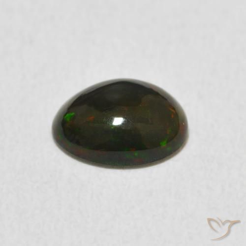 Opal Gemstone in 8 x 6.3 mm Size for Sale, Opal Stone in Multicolor Color