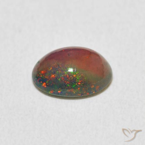 Opal Gemstone in 8 x 6 mm (calibrated) Size for Sale, Opal Stone in Multicolor Color