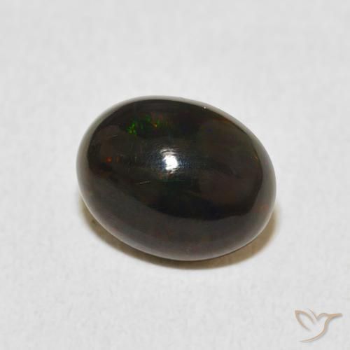1.06 ct Multicolor Opal Stone, Natural Opal in Oval Cabochon Shape for Sale