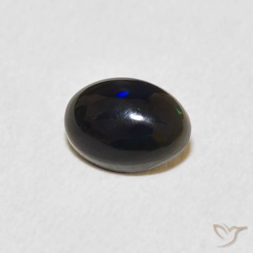 0.48 ct Multicolor Opal Stone, Natural Opal in Oval Cabochon Shape for Sale