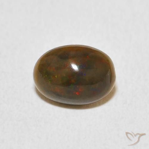 0.69ct Natural Multicolor Opal, Oval, Opaque