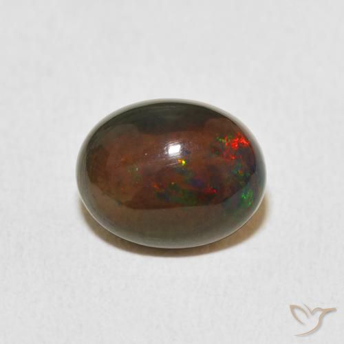 1.72ct Natural Multicolor Opal, Oval, Opaque