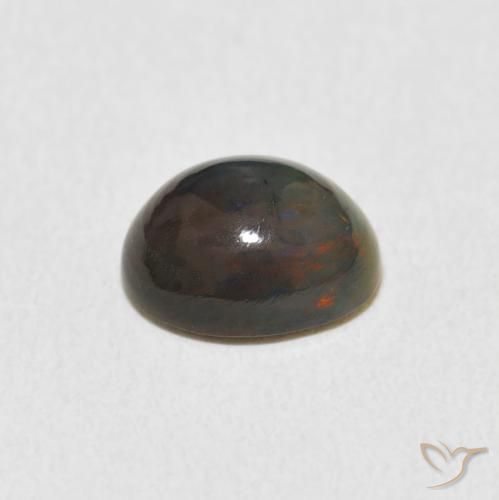 Opal Gemstone in 9 x 7 mm (calibrated) Size for Sale, Opal Stone in Multicolor Color
