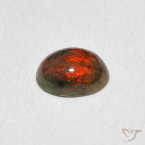 0.36ct Natural Multicolor Opal, Oval, Opaque