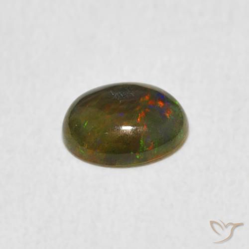 Opal Gemstone in 6.8 x 5.3 mm Size for Sale, Opal Stone in Multicolor Color