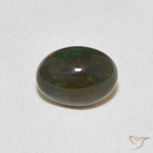 0.79ct Natural Multicolor Opal, Oval, Opaque