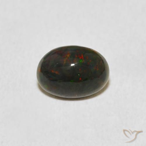 0.67ct Natural Multicolor Opal, Oval, Opaque