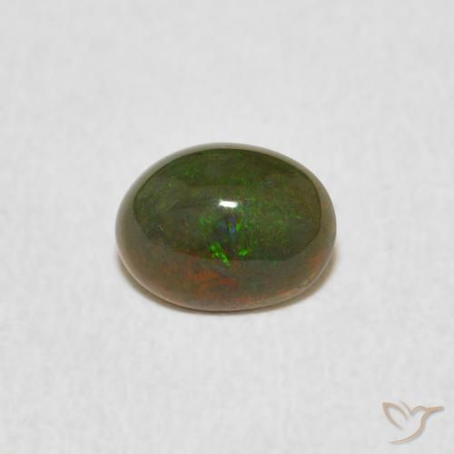 0.40ct Natural Multicolor Opal, Oval, Opaque