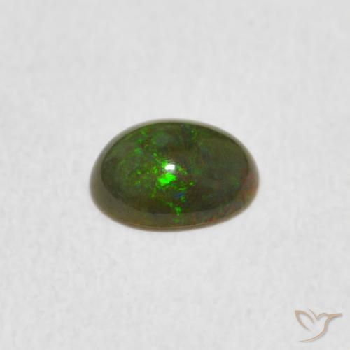 Opal Gemstone in 6.5 x 5 mm Size for Sale, Opal Stone in Multicolor Color