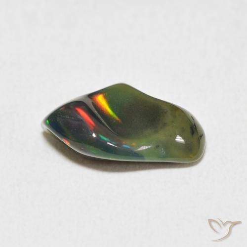 Opal Gemstone in 14 x 9 mm (calibrated) Size for Sale, Opal Stone in Multicolor Color