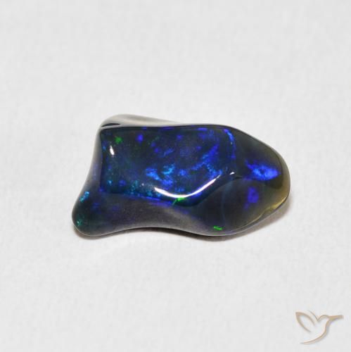 2.54 ct Multicolor Opal Gemstone, Opal Gem in Fancy Cabochon Shape for Sale.