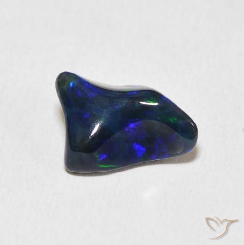 2.54 ct Multicolor Opal Stone, Natural Opal in Fancy Cabochon Shape for Sale