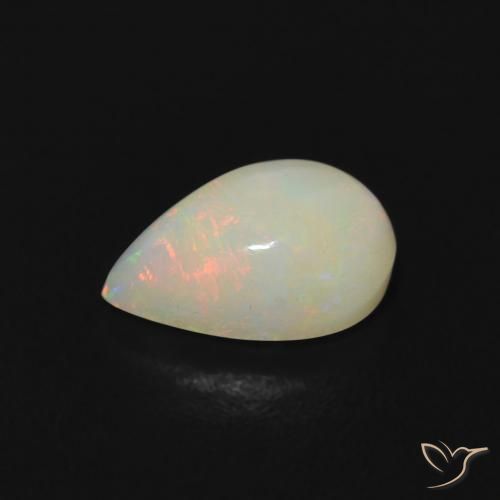 Opal Gemstone in 8 x 5.4 mm Size for Sale, Opal Stone in Multicolor Color