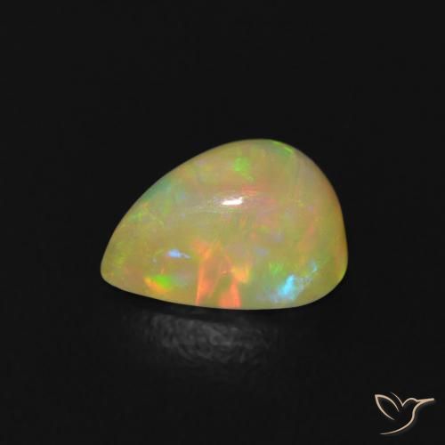 Opal Gemstone in 7.3 x 5.2 mm Size for Sale, Opal Stone in Multicolor Color