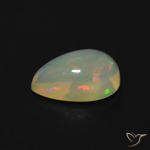Opal Gemstone in 8.1 x 5.2 mm Size for Sale, Opal Stone in Multicolor Color