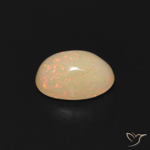 Opal Gemstone in 6.7 x 4.8 mm Size for Sale, Opal Stone in Multicolor Color