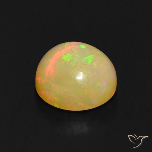 Opal Gemstone in 6 mm (calibrated) Size for Sale, Opal Stone in Multicolor Color