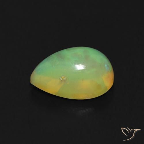 Opal Gemstone in 7.6 x 5.1 mm Size for Sale, Opal Stone in Multicolor Color