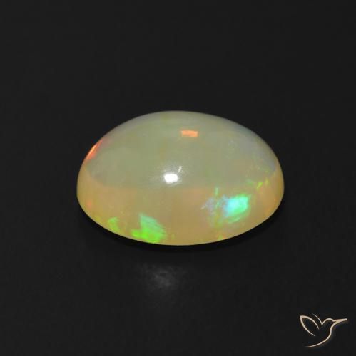 Opal Gemstone in 10 x 8 mm (calibrated) Size for Sale, Opal Stone in Multicolor Color