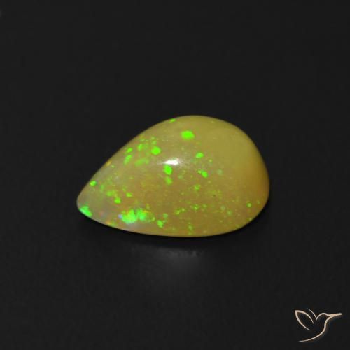 Opal Gemstone in 8 x 5.7 mm Size for Sale, Opal Stone in Multicolor Color