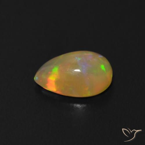 Opal Gemstone in 7 x 5 mm (calibrated) Size for Sale, Opal Stone in Multicolor Color