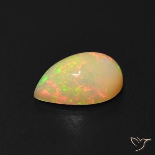 Opal Gemstone in 9 x 6 mm (calibrated) Size for Sale, Opal Stone in Multicolor Color