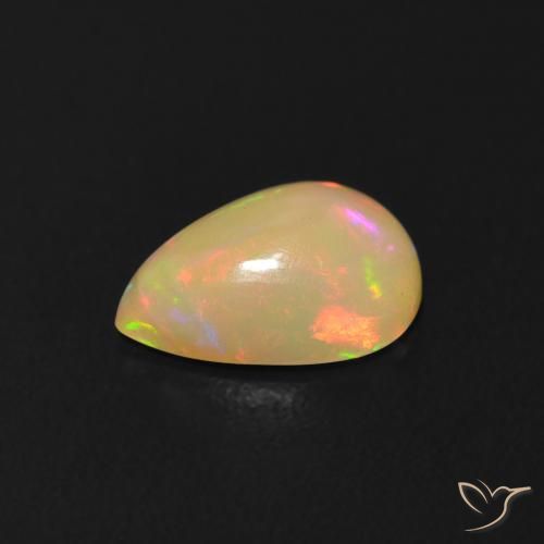Opal Gemstone in 8 x 6 mm (calibrated) Size for Sale, Opal Stone in Multicolor Color