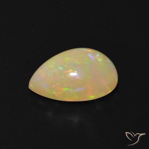 Opal Gemstone in 10 x 7 mm (calibrated) Size for Sale, Opal Stone in Multicolor Color