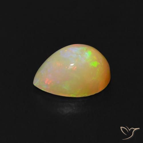 Opal Gemstone in 7.2 x 5.2 mm Size for Sale, Opal Stone in Multicolor Color