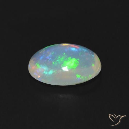 Opal Gemstone in 7.7 x 5.9 mm Size for Sale, Opal Stone in Multicolor Color