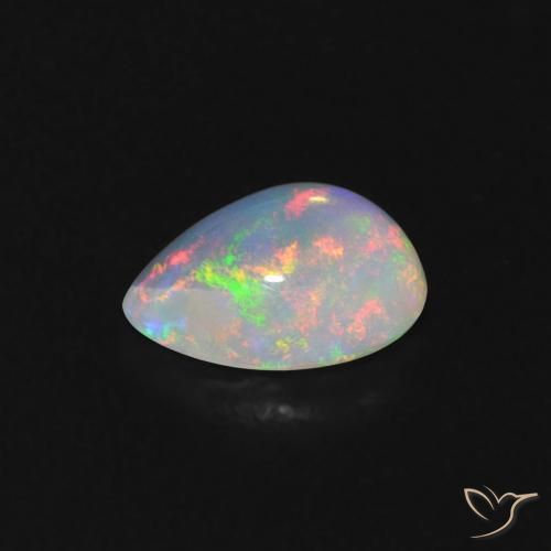 Opal Gemstone in 7 x 5.4 mm Size for Sale, Opal Stone in Multicolor Color