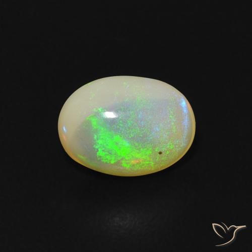 0.48ct Natural Multicolor Opal, Oval, Transparent