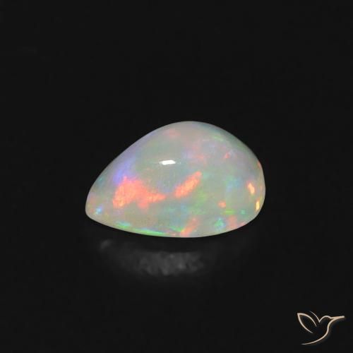 Opal Gemstone in 5.9 x 4.2 mm Size for Sale, Opal Stone in Multicolor Color