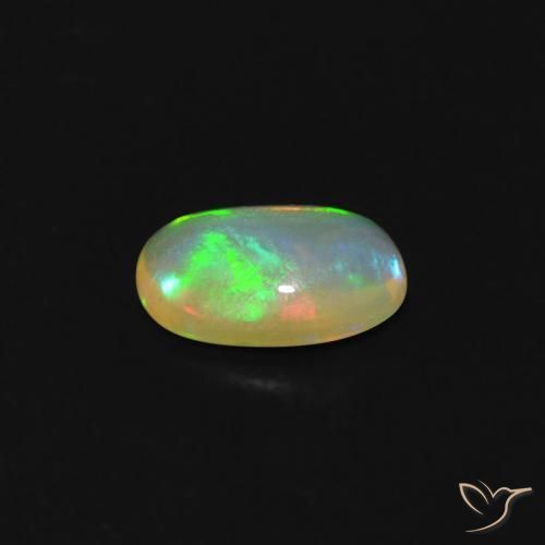 Opal Gemstone in 6.3 x 4.5 mm Size for Sale, Opal Stone in Multicolor Color