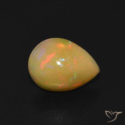 Opal Gemstone in 8 x 6 mm (calibrated) Size for Sale, Opal Stone in Multicolor Color