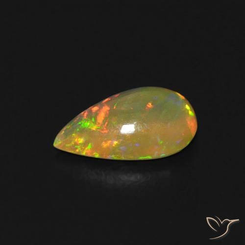 Opal Gemstone in 7.8 x 4.7 mm Size for Sale, Opal Stone in Multicolor Color