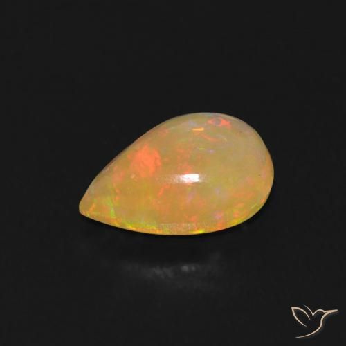 Opal Gemstone in 7.5 x 5.2 mm Size for Sale, Opal Stone in Multicolor Color