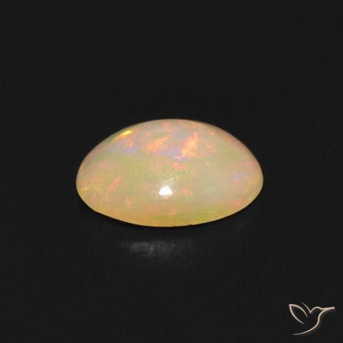 Opal Gemstone in 7 x 5 mm (calibrated) Size for Sale, Opal Stone in Multicolor Color