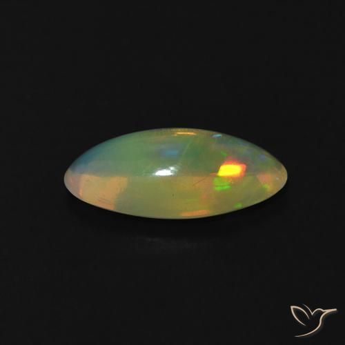 Opal Gemstone in 10.7 x 5.6 mm Size for Sale, Opal Stone in Multicolor Color