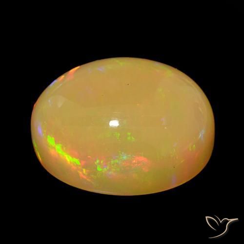 Opal Gemstone in 21.2 x 16.8 mm Size for Sale, Opal Stone in Multicolor Color