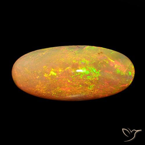 13.59ct Multicolor Opal, Oval, Opaque
