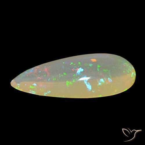 Opal Gemstone in 27.7 x 11.7 mm Size for Sale, Opal Stone in Multicolor Color