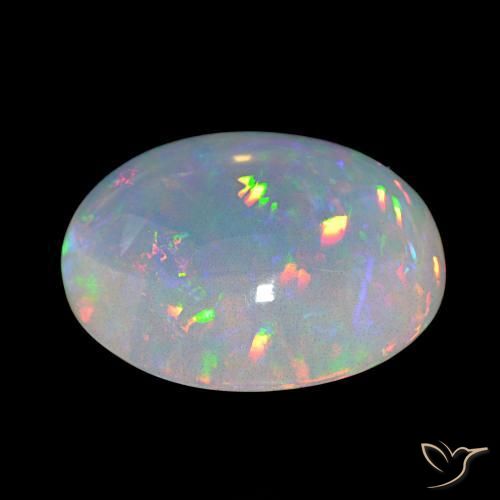 Opal Gemstone in 21.1 x 17.9 mm Size for Sale, Opal Stone in Multicolor Color