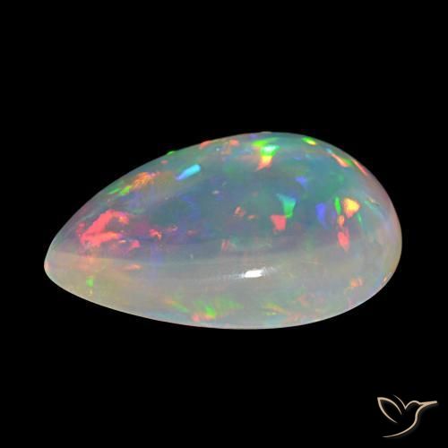 Opal Gemstone in 21 x 16 mm Size for Sale, Opal Stone in Multicolor Color