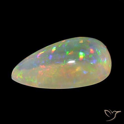 Opal Gemstone in 20.8 x 12.1 mm Size for Sale, Opal Stone in Multicolor Color